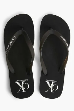Calvin Klein Chancla Ck Jeans De Hombre Negro Discount