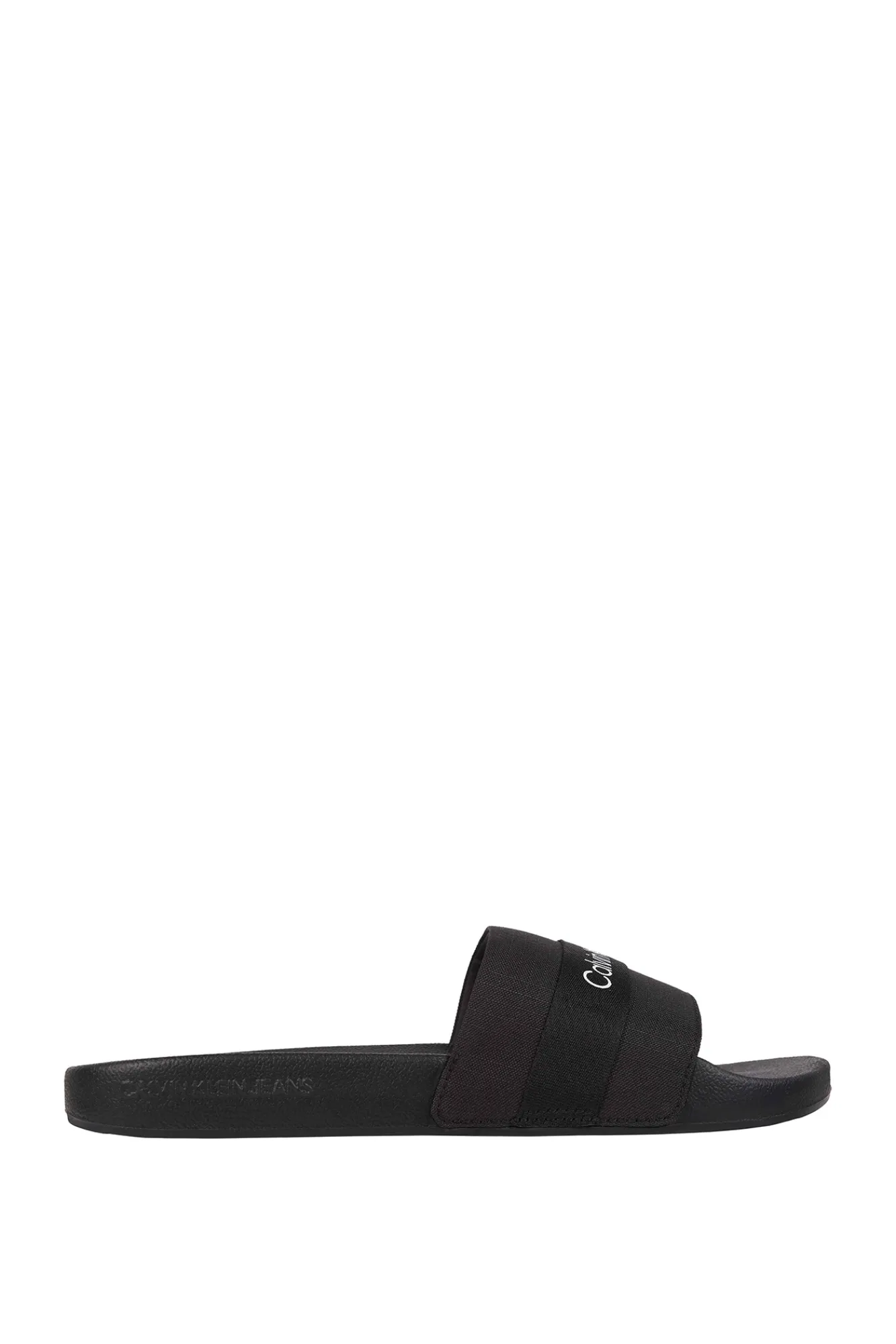 Calvin Klein Chancla Ck Jeans De Hombre Negro Hot