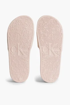 Calvin Klein Chancla Ck Jeans De Mujer Rosa New