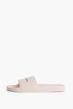 Calvin Klein Chancla Ck Jeans De Mujer Rosa New