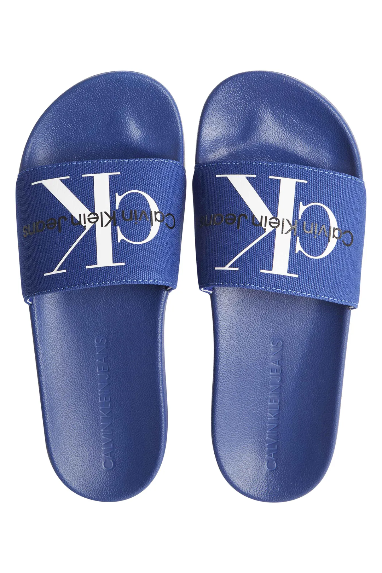 Calvin Klein Chancla De Hombre Azul Oscuro
