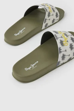 Pepe Jeans Chanclas De Playa Kaki Sale