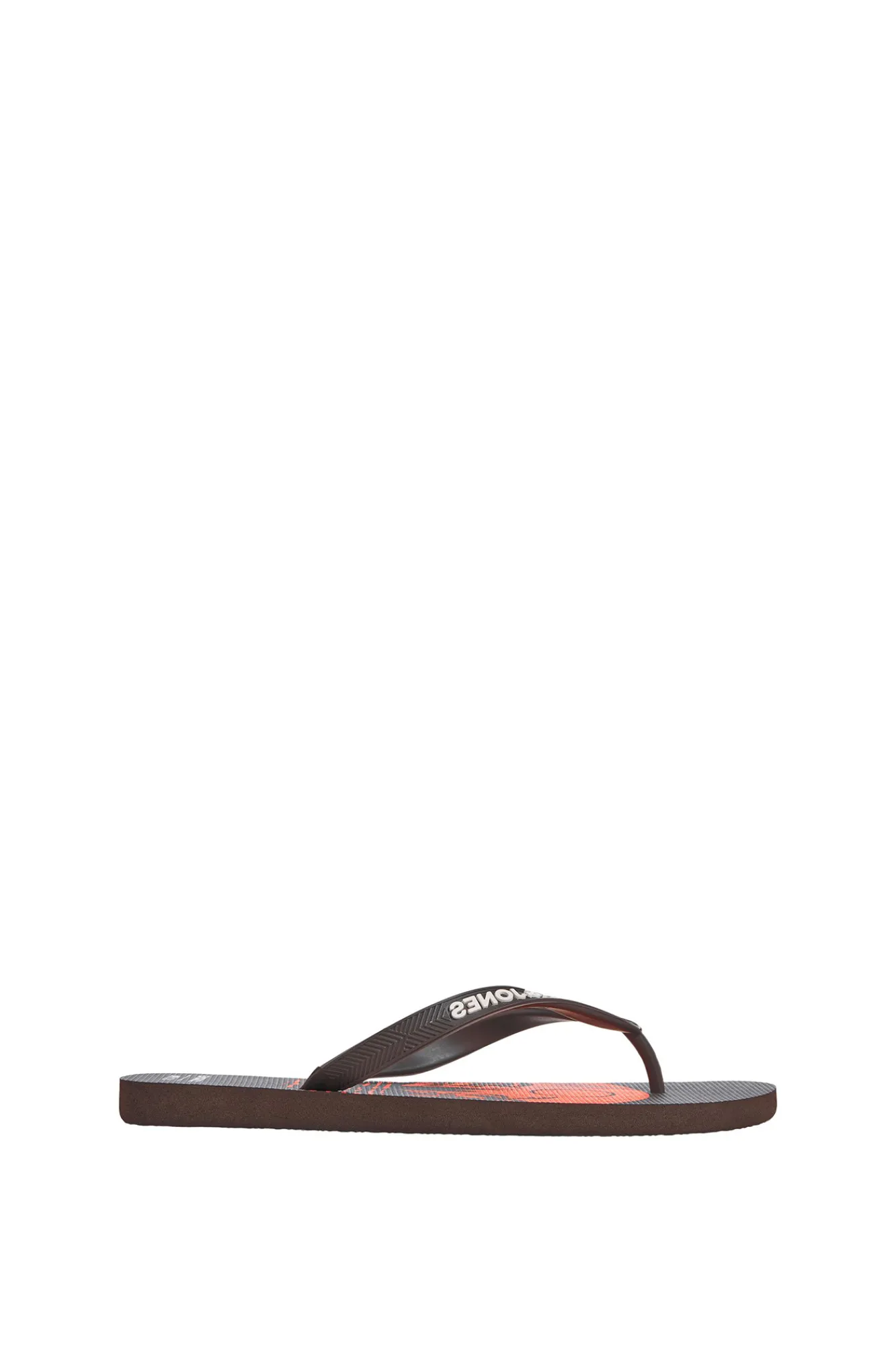 Jack & Jones Chanclas Estampadas Marron Medio Best