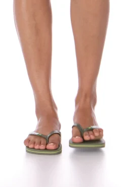 Havaianas Chanclas Hav. Brasil Logo Verde Hot