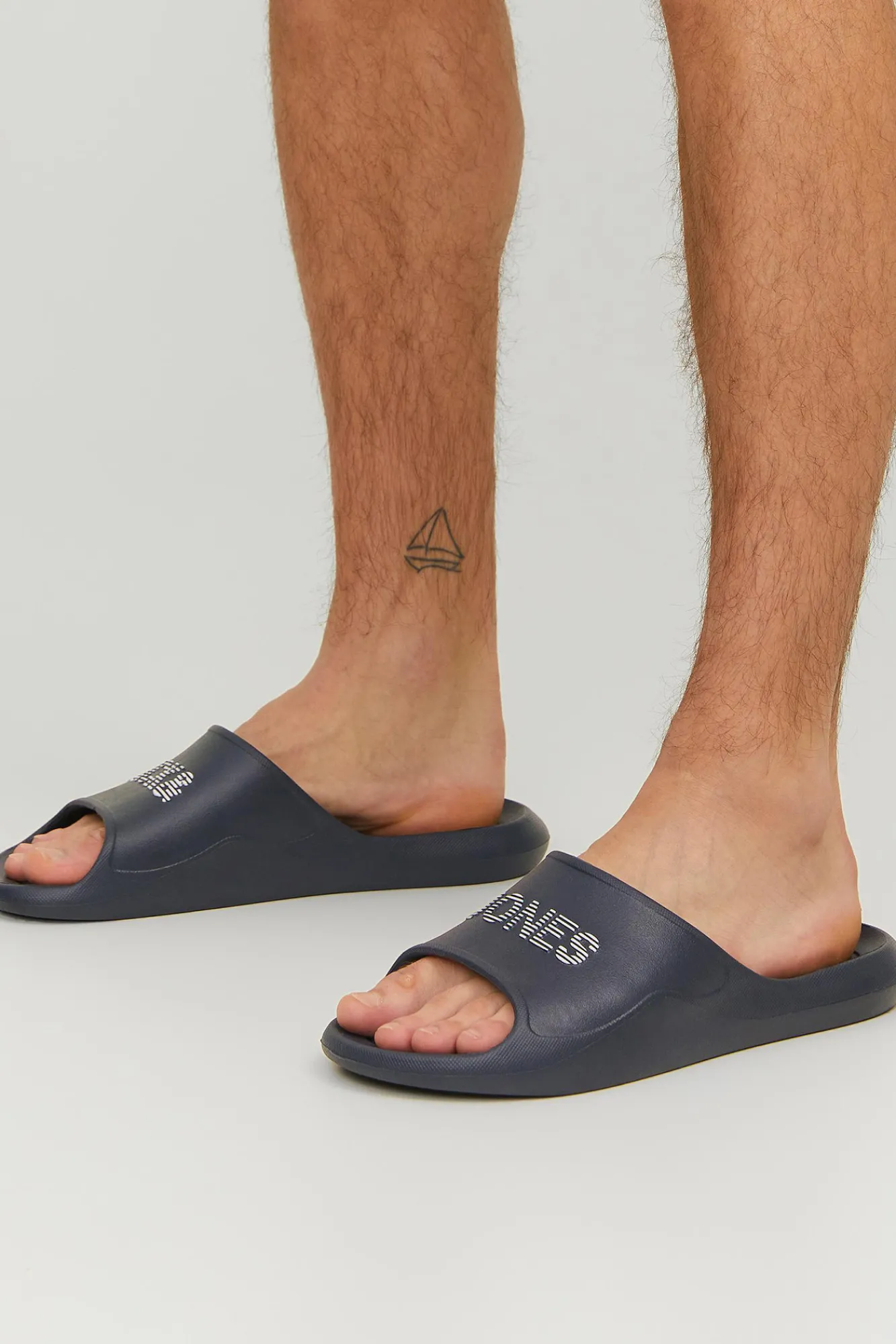 Jack & Jones Chanclas Logo Negro Best