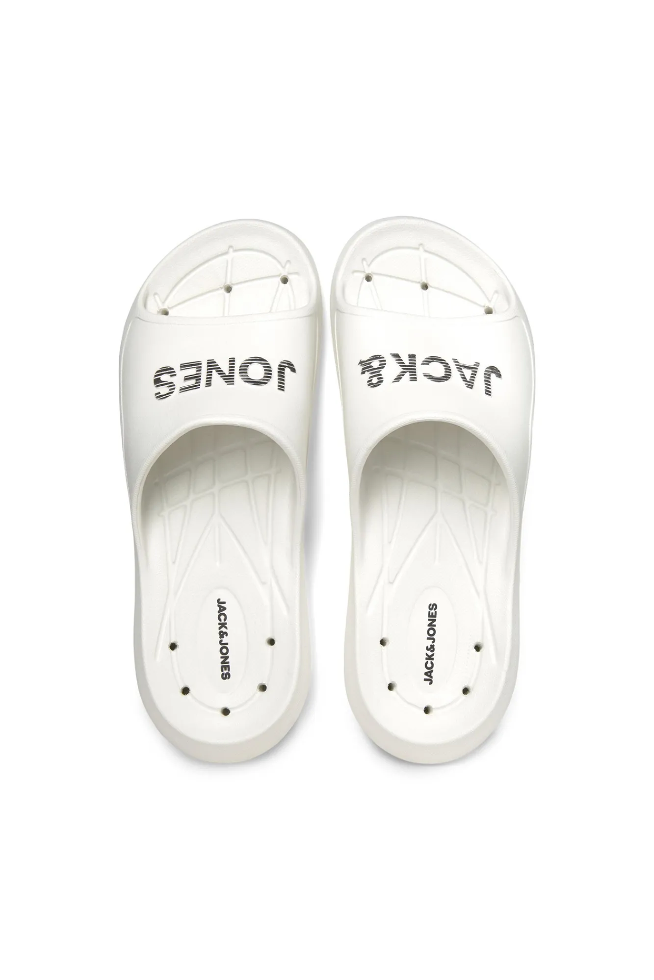 Jack & Jones Chanclas Logo Blanco Sale