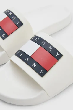 Tommy Jeans Chanclas Flag Blanco Outlet