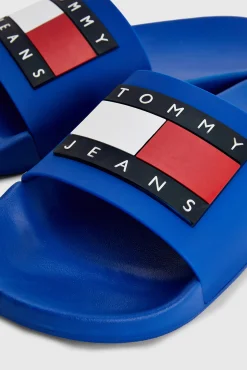 Tommy Jeans Chanclas Flag Azul Electrico Azul Medio New