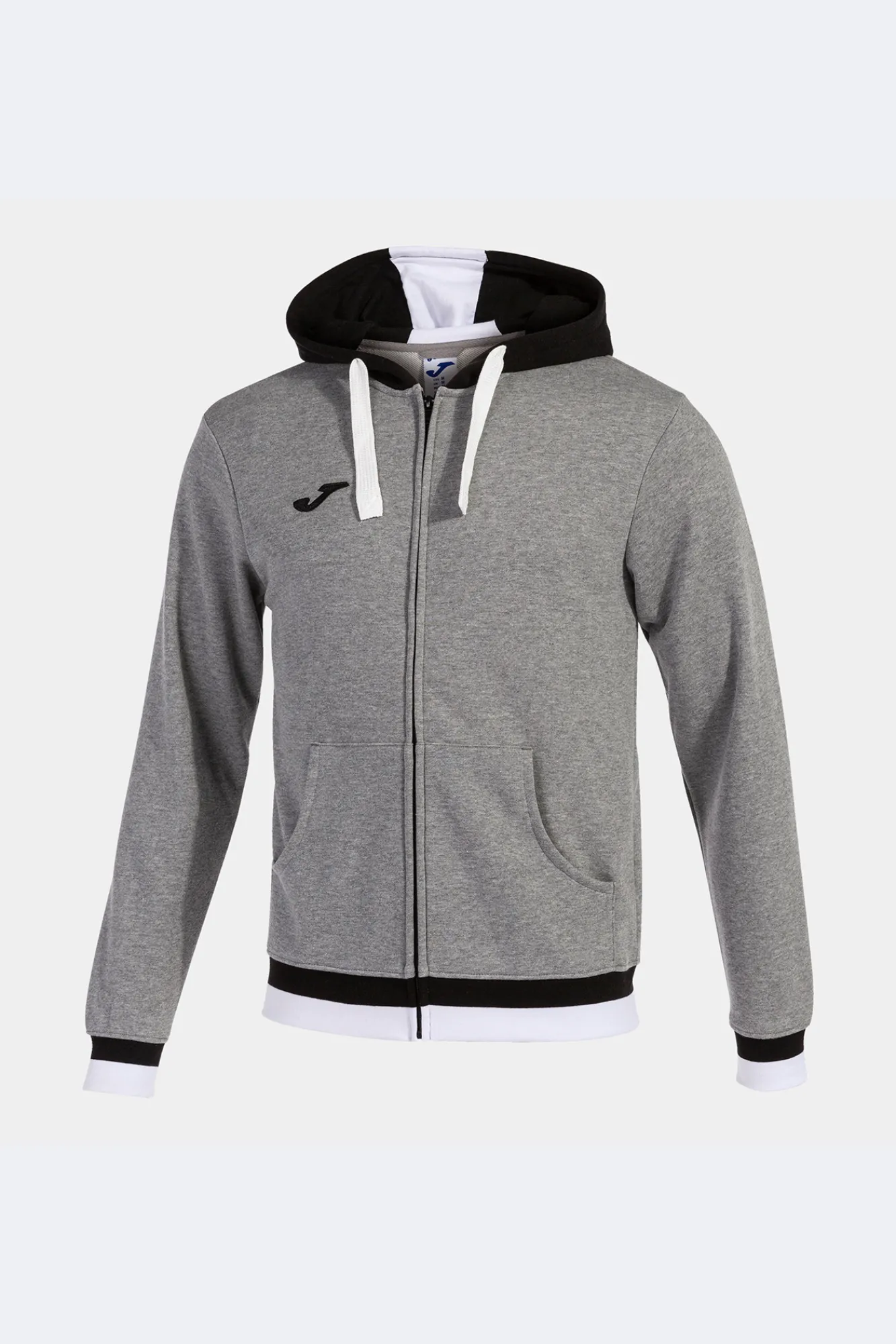 Joma Chaqueta Con Capucha Confort Gris Melange Negro Gris Claro Clearance