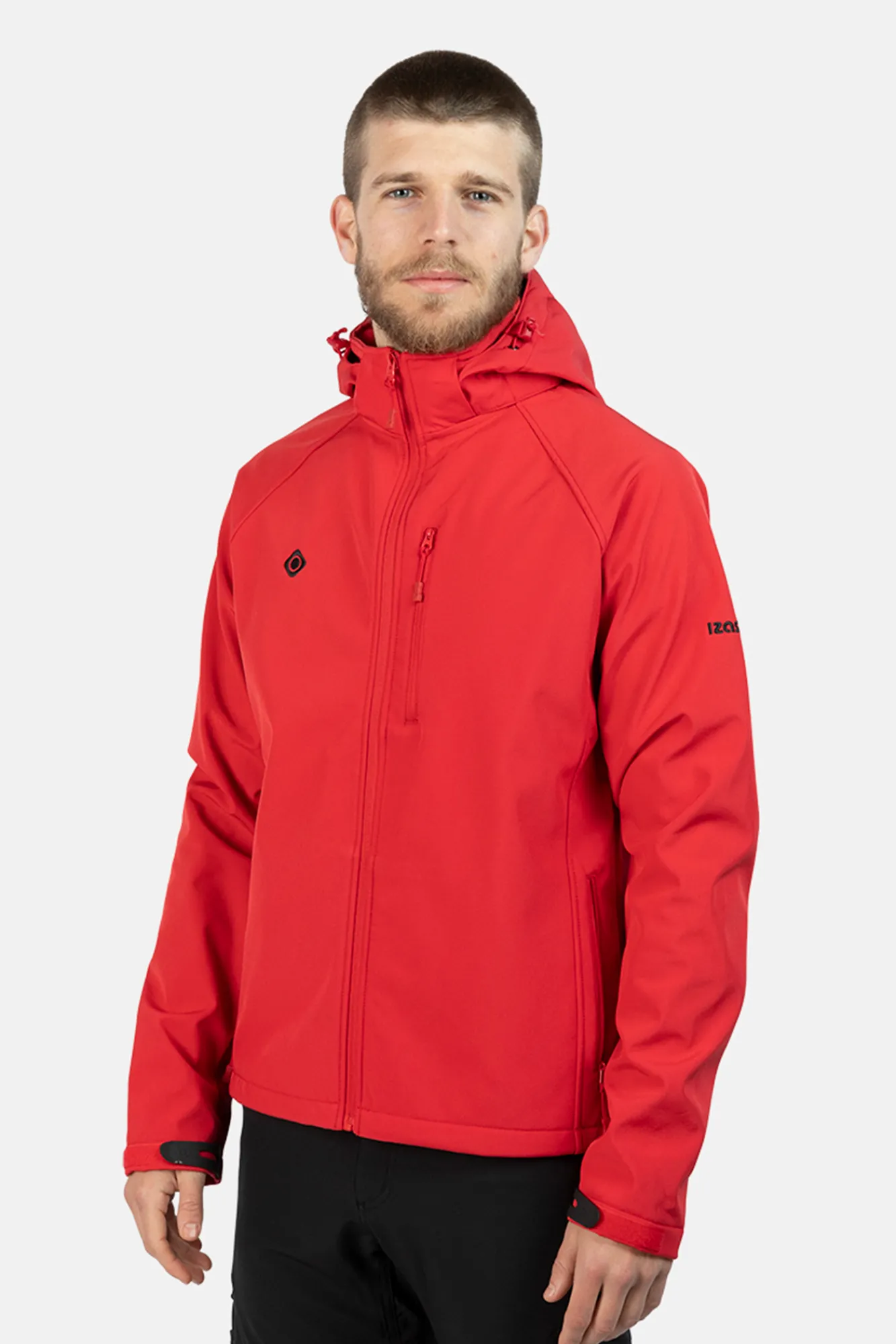 Izas Chaqueta Cortavientos Softshell Haiti Rojo Outlet