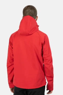 Izas Chaqueta Cortavientos Softshell Haiti Rojo Outlet