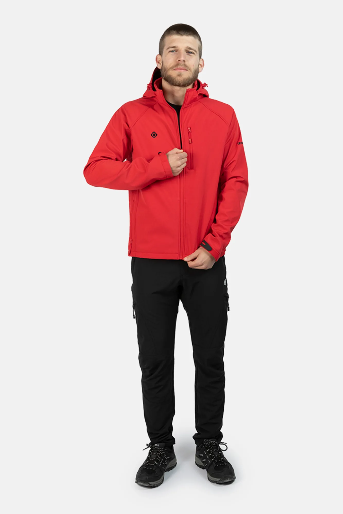Izas Chaqueta Cortavientos Softshell Haiti Rojo Outlet