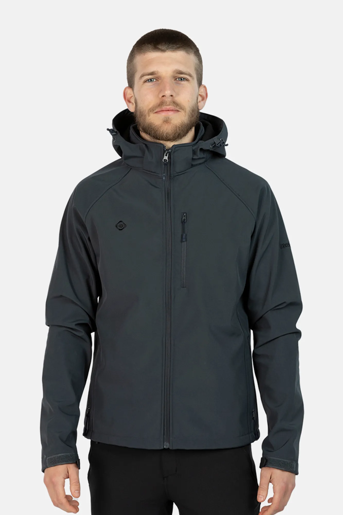 Izas Chaqueta De Soft Shell Masculina Gris Best