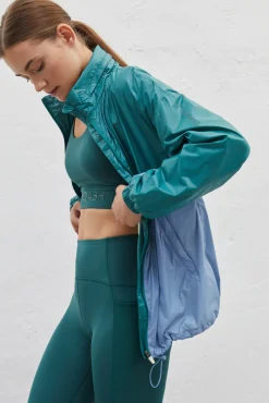 Dash and Stars Chaqueta Impermeable Verde Outlet