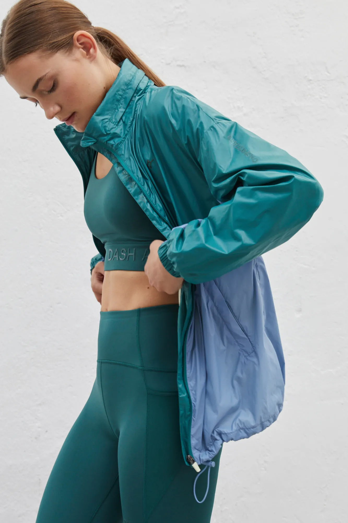 Dash and Stars Chaqueta Impermeable Verde Outlet