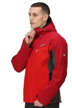 Regatta Chaqueta Impermeable Birchdale Rojo Outlet