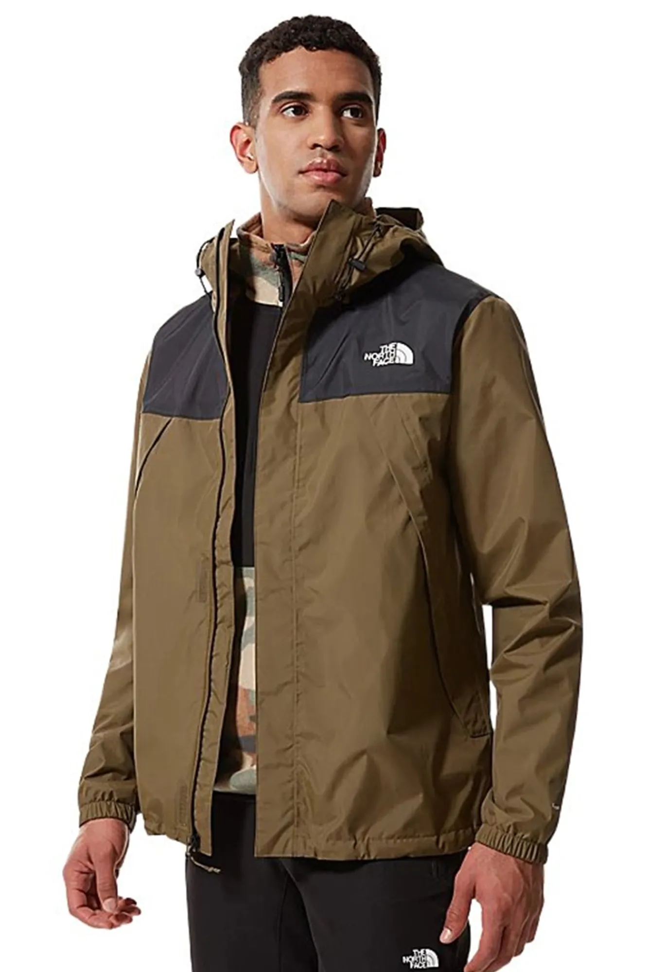 The North Face Chaqueta Impermeable Antora Kaki Oscuro Clearance