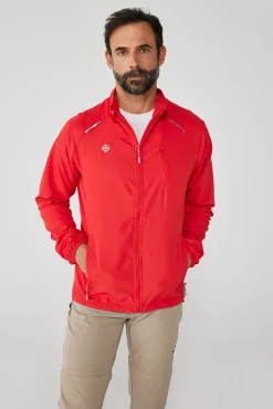 Izas Chaqueta Ligera Y Funcional De Running Y Trekking Rojo Clearance