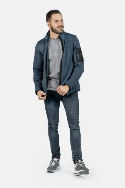 Izas Chaqueta Polar De Punto Azul Marino