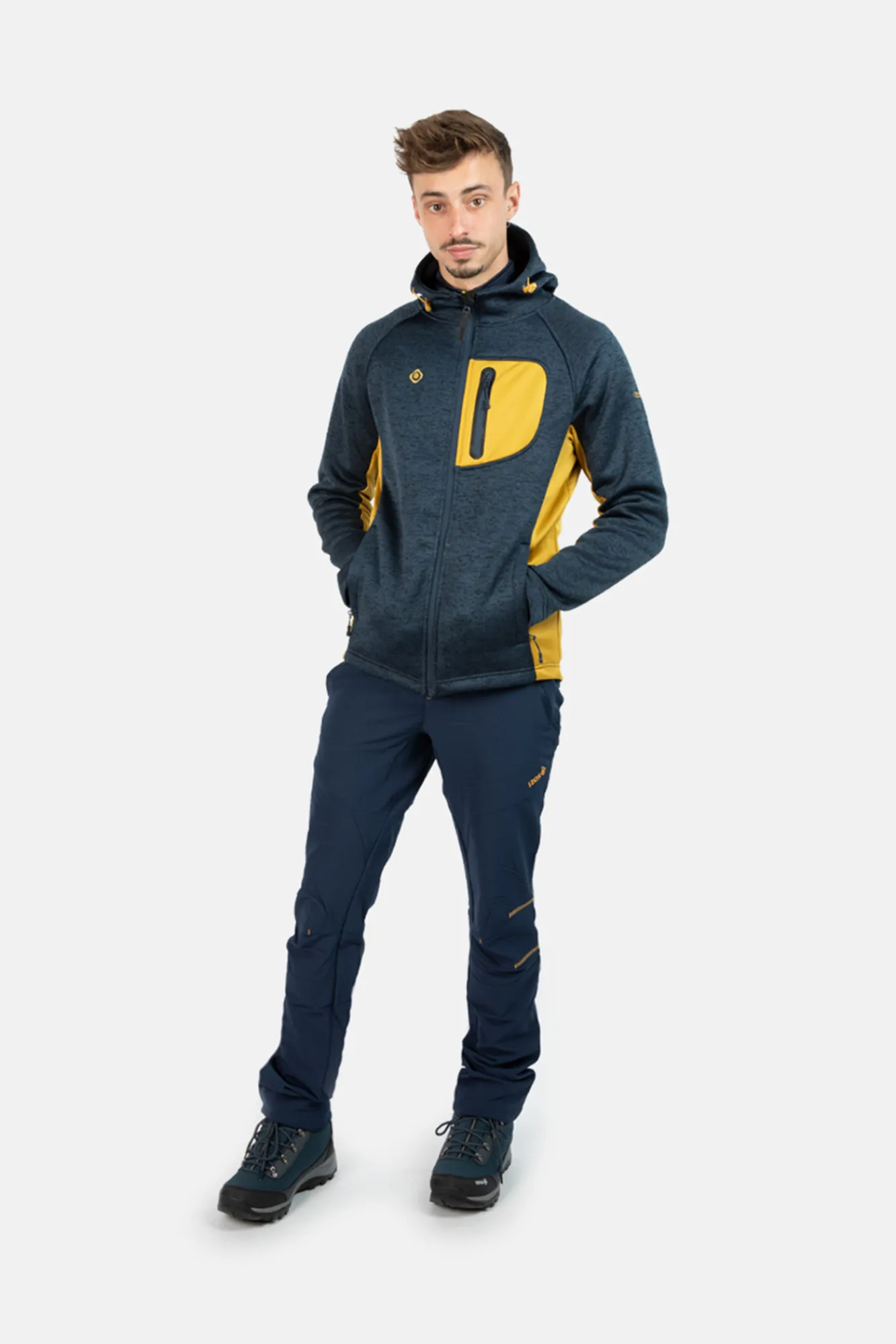 Izas Chaqueta Polar De Punto Equus Navy