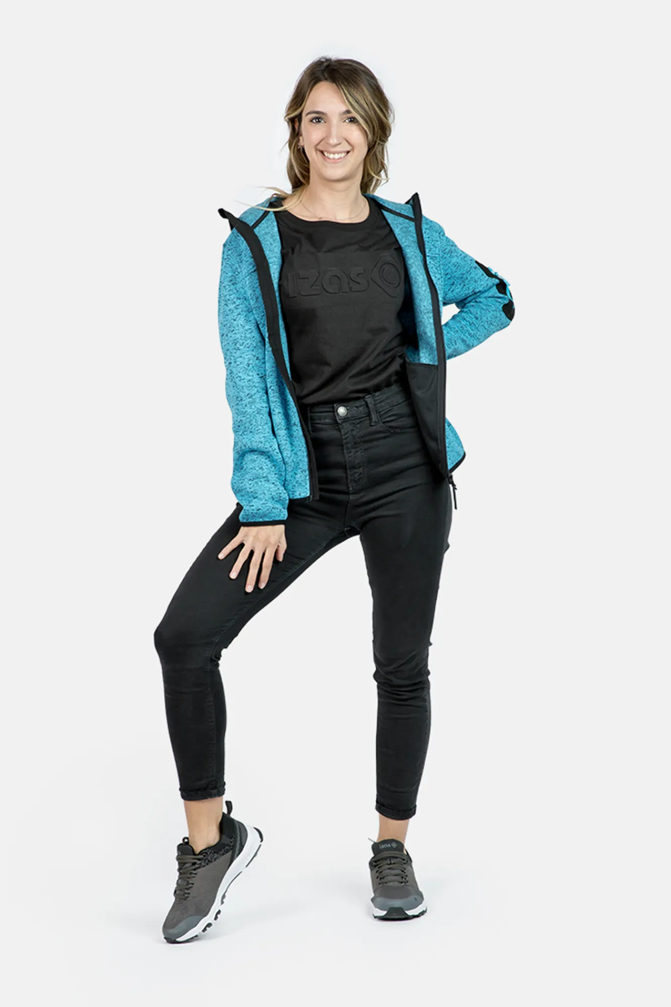 Izas Chaqueta Polar Helsinki Turquesa Hot
