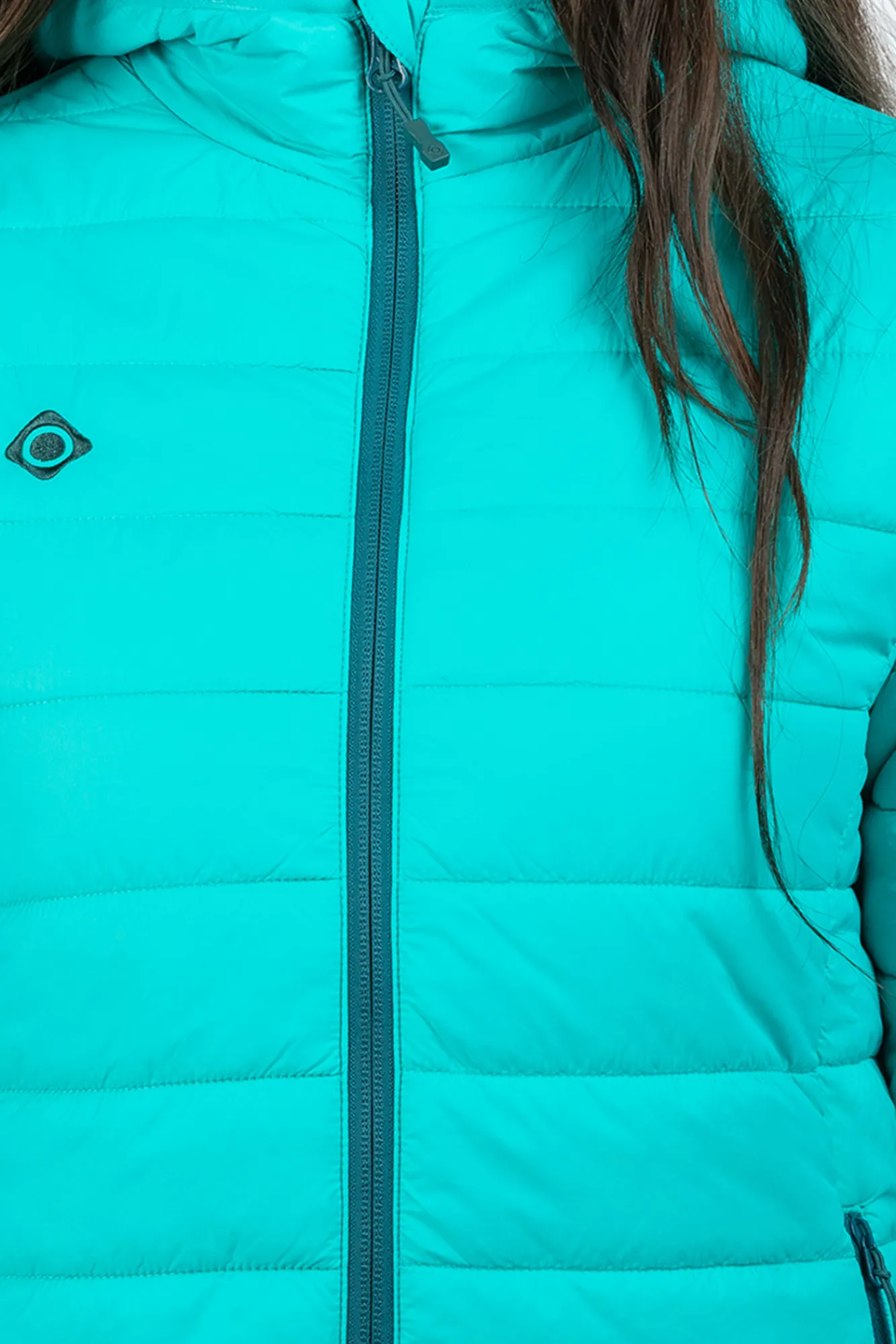 Izas Chaqueta Rellena De Fibra Gabes Turquesa Sale
