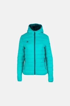 Izas Chaqueta Rellena De Fibra Gabes Turquesa Sale