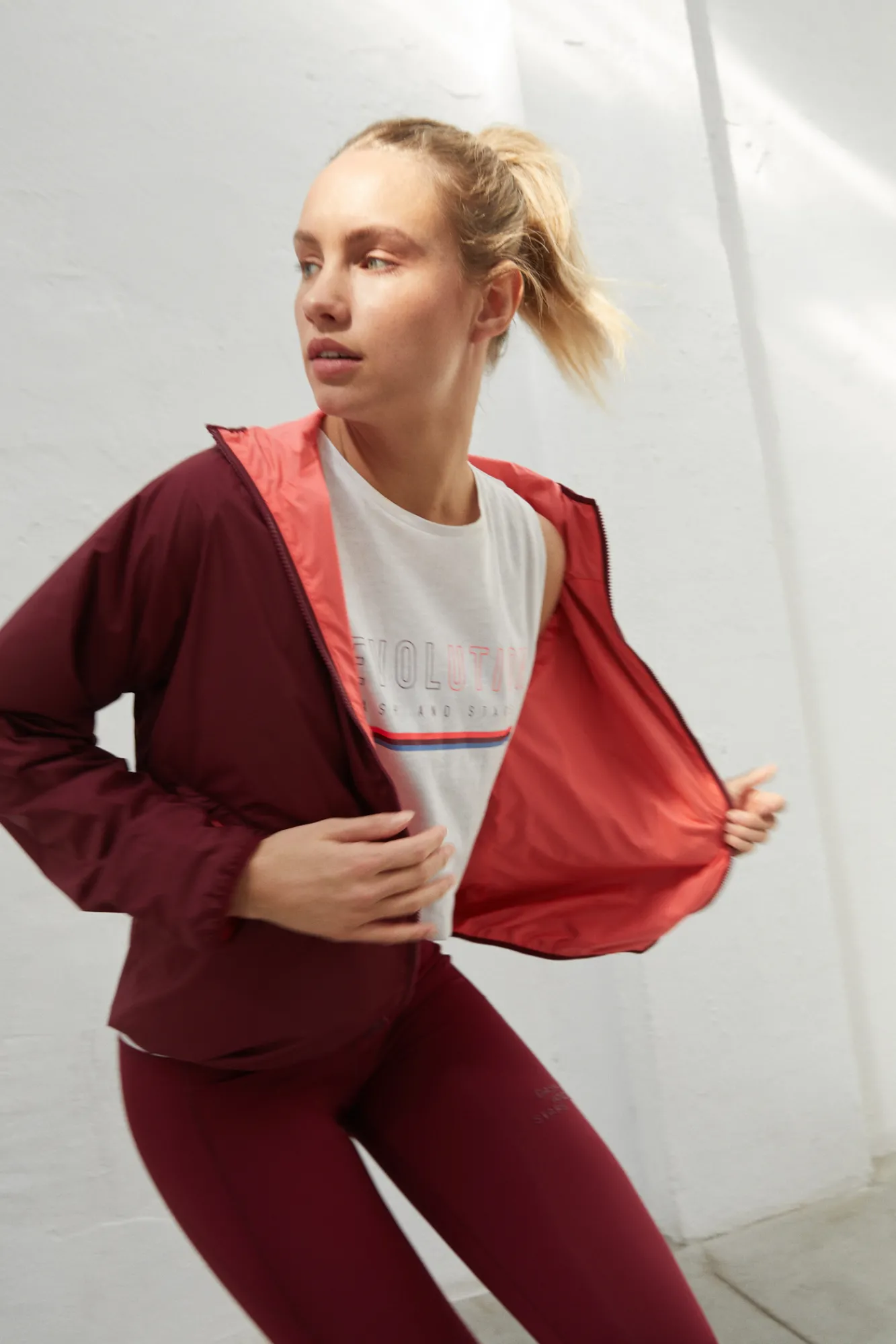 Dash and Stars Chaqueta Reversible Ultraligera Burdeos Online