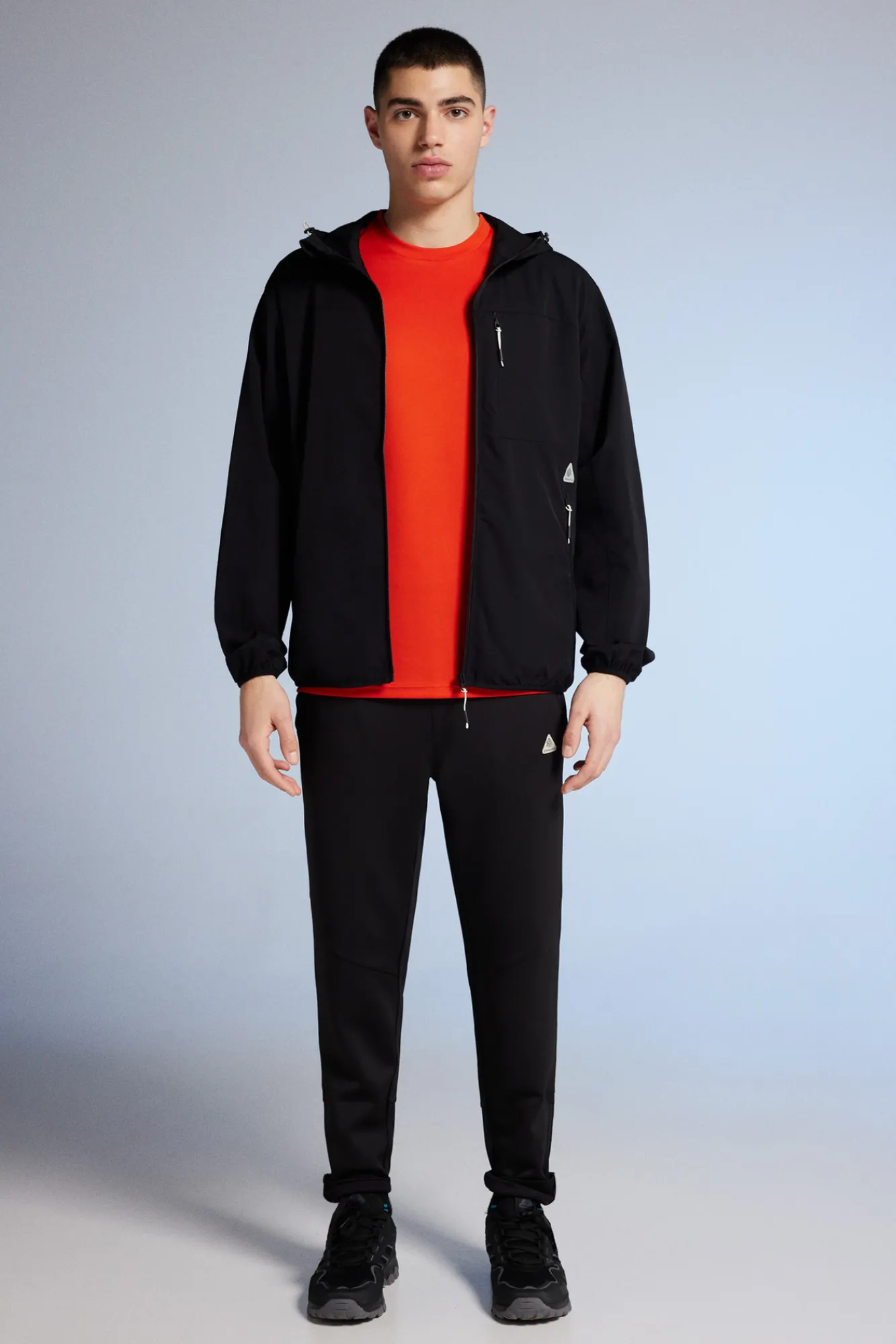 * Chaqueta Tecnica Ligera Negro New