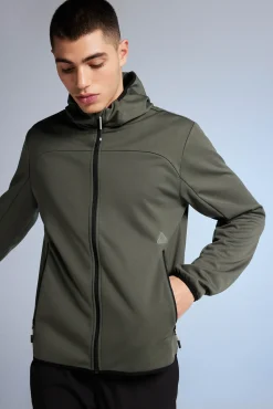 * Chaqueta Tecnica Softshell Kaki Oscuro Discount