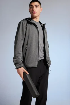 * Chaqueta Tecnica Softshell Gris Medio Hot