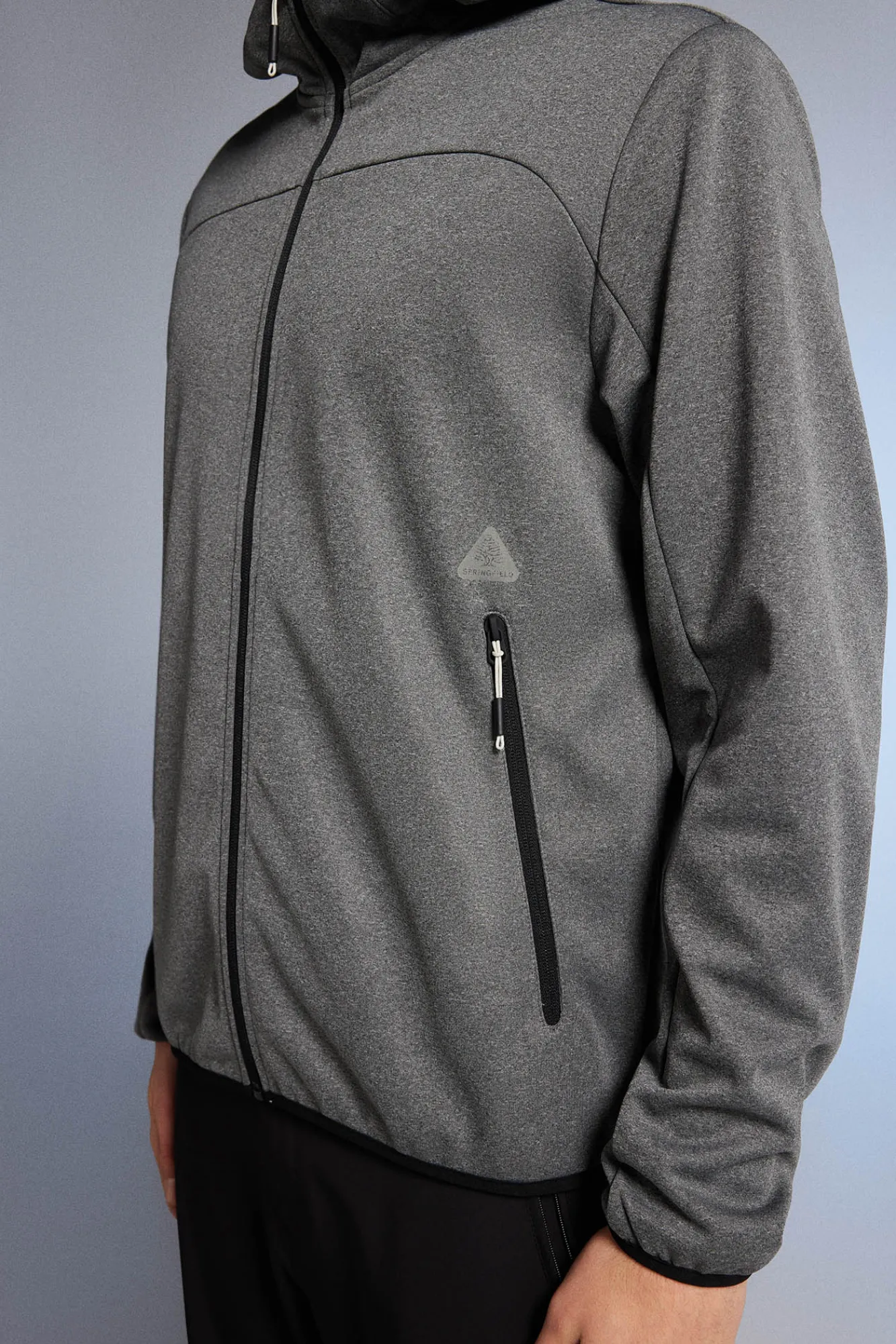 * Chaqueta Tecnica Softshell Gris Medio Hot