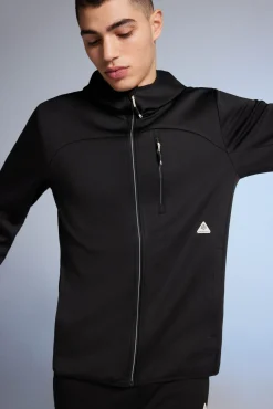 * Chaqueta Tejido Doble Gris Oscuro Best