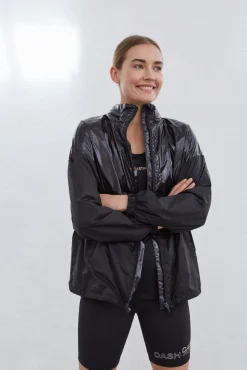 Dash and Stars Chaqueta Water Resistant Negra Negro Clearance