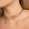 Singularu Choker Double Ring Oro Amarillo Hot