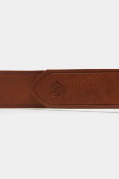 * Cinturon Basico Reversible Tostado Hot