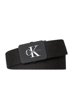 Calvin Klein Cinturon Con Logo Ckj Negro New