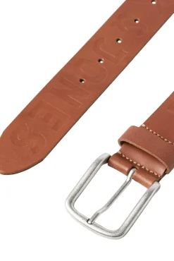 Jack & Jones Cinturon De Piel Tostado