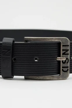Inside Cinturon Hombre Polipiel Negro Best