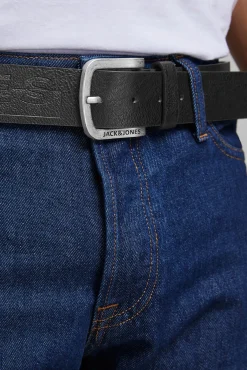 Jack & Jones Cinturon Liso Negro