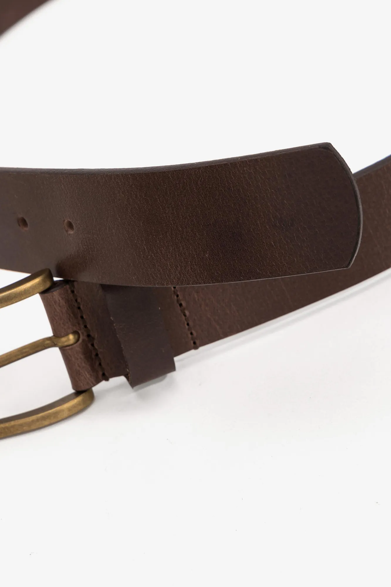 Tiffosi Cinturon Piel Mad Marron Medio Discount