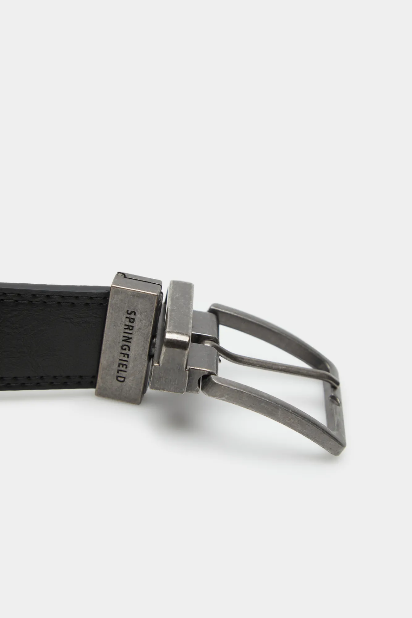 * Cinturon Tejanero Reversible Negro