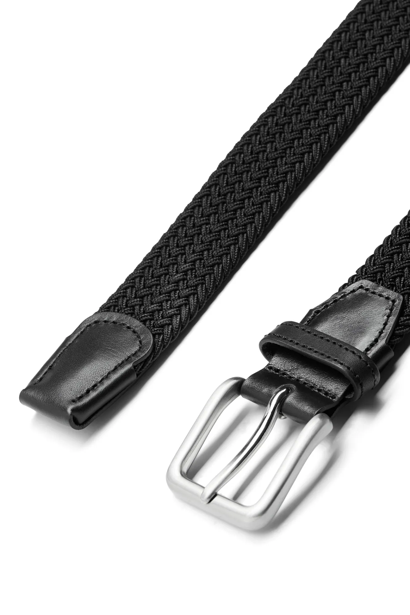 Jack & Jones Cinturon Trenzado Negro Best