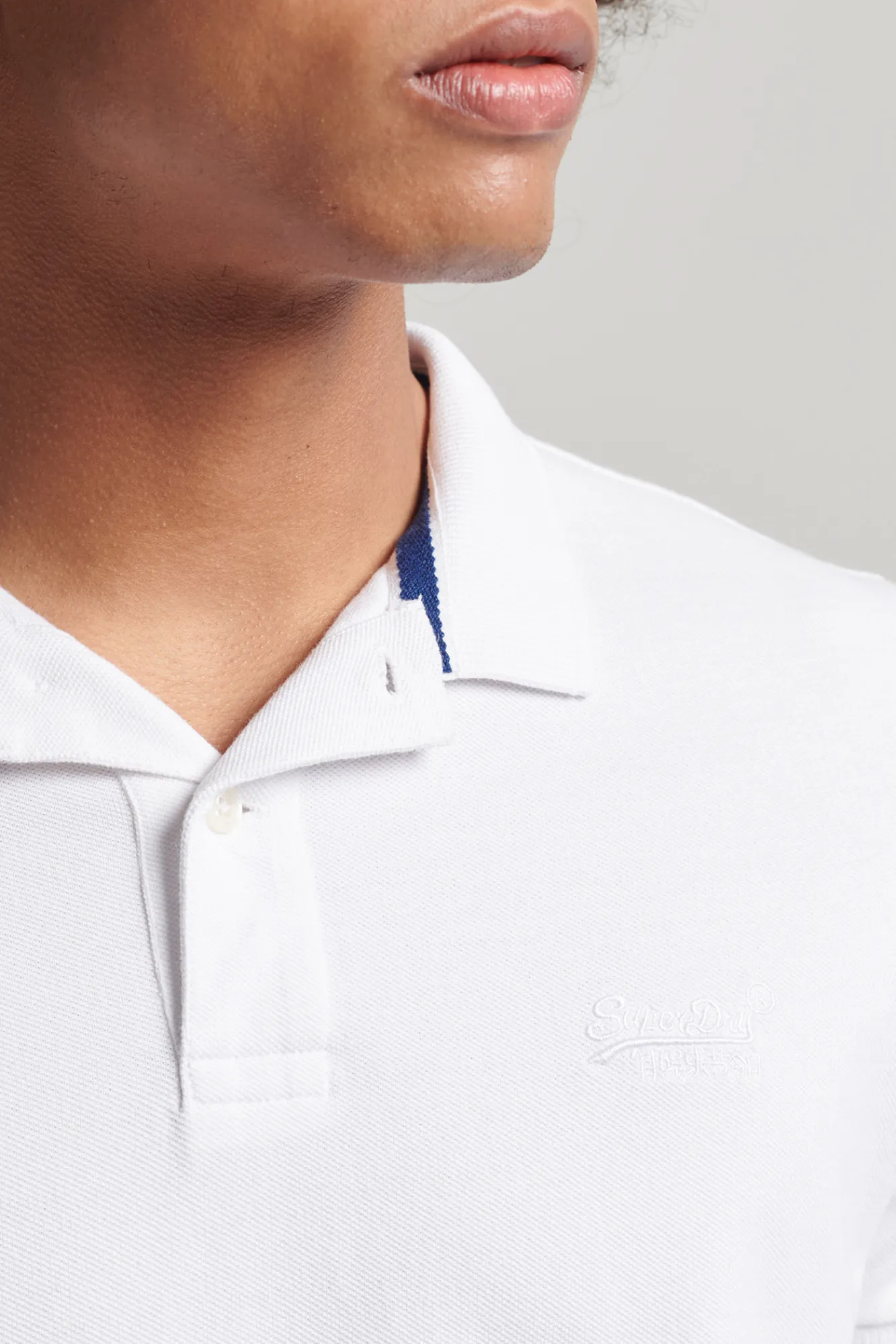 Superdry Classic Pique Polo Blanco Outlet