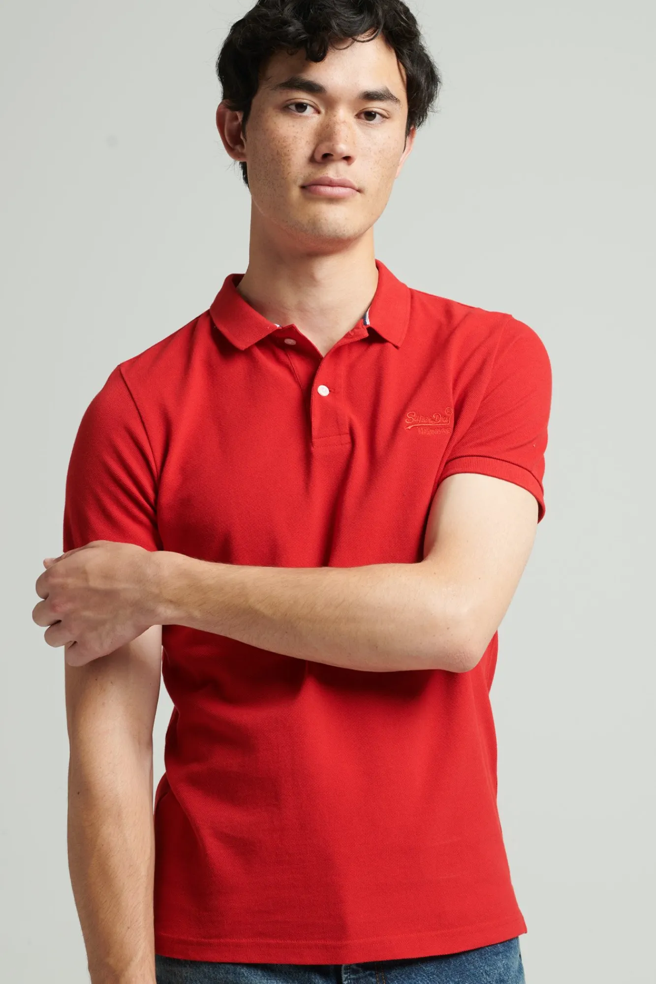 Superdry Classic Pique Polo Rojo Outlet