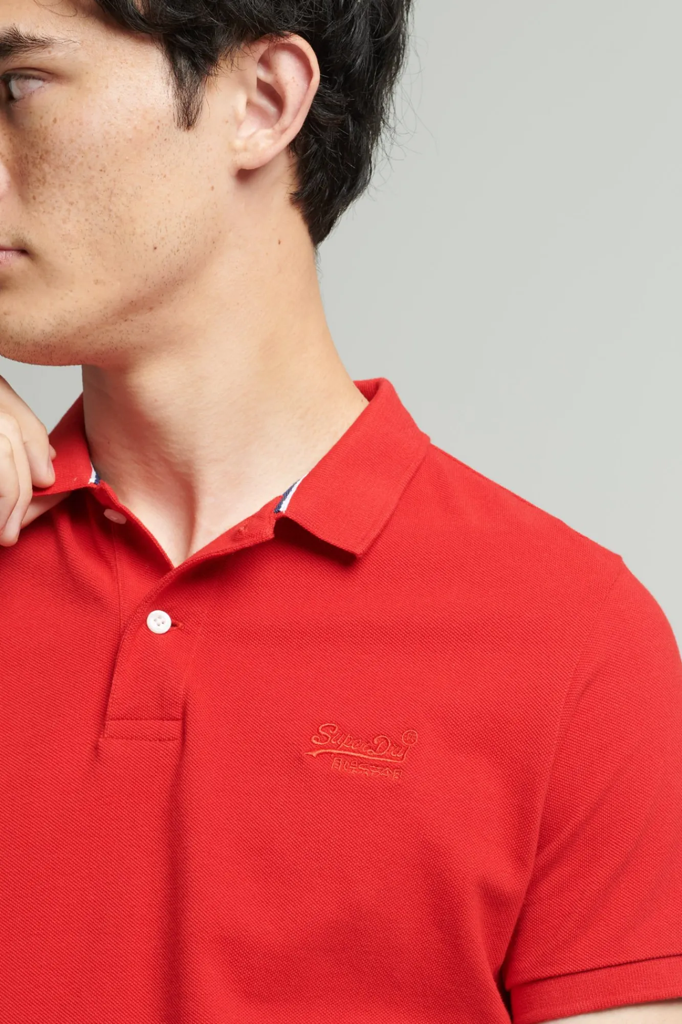 Superdry Classic Pique Polo Rojo Outlet