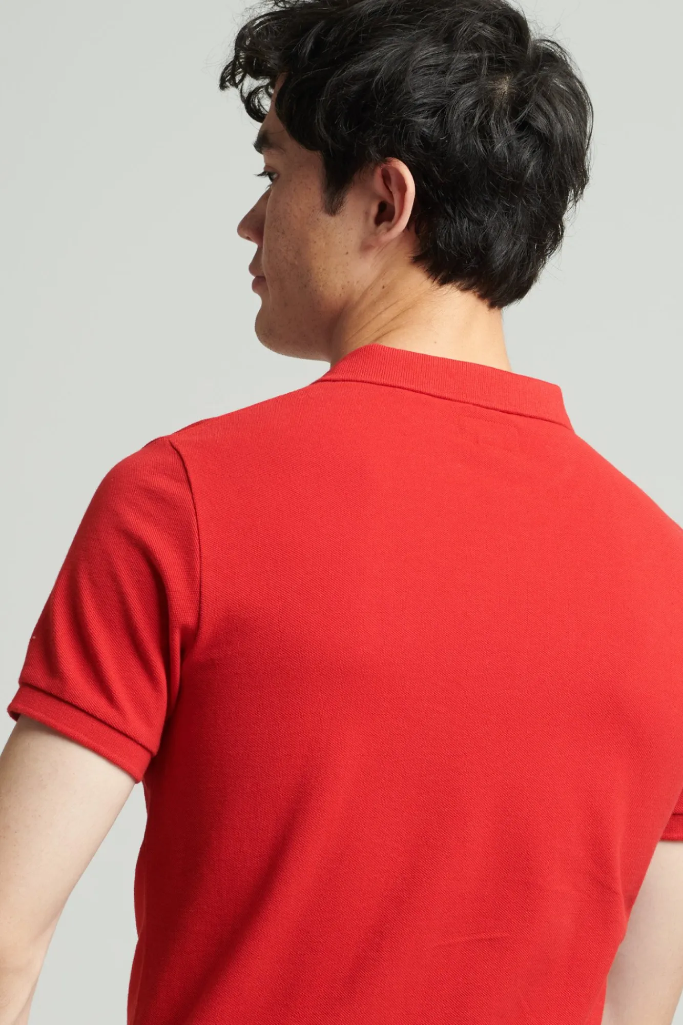 Superdry Classic Pique Polo Rojo Outlet