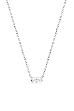 Singularu Collar Baguette Plata Gris Online