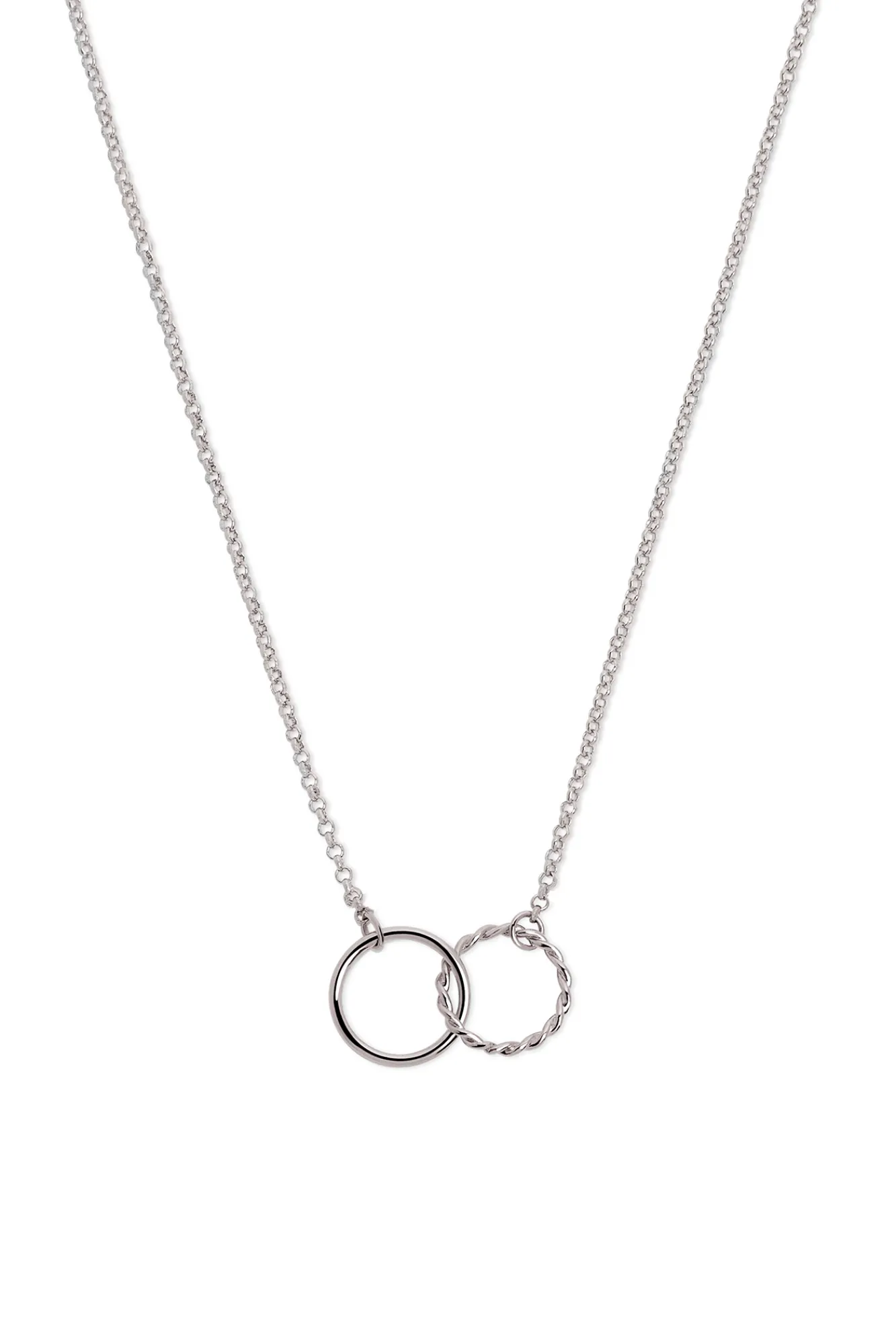 Singularu Collar Circles Twist Gris Discount