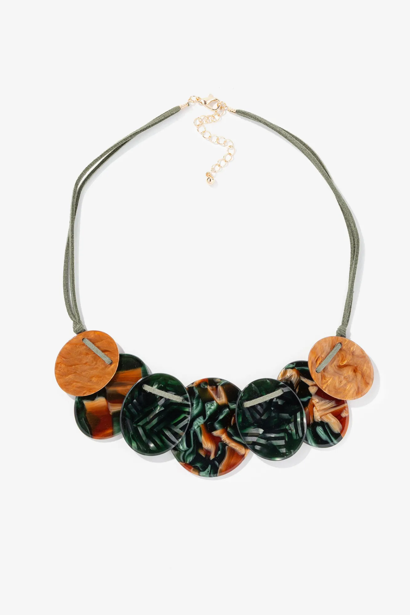 Vilanova Collar Corto De Tela Con Colgantes Estampado Best